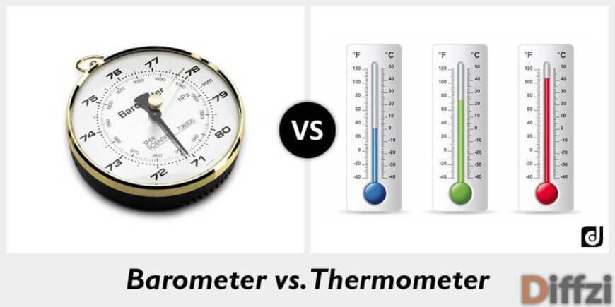 Barometer vs. Thermometer