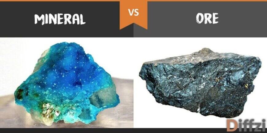 mineral vs ore
