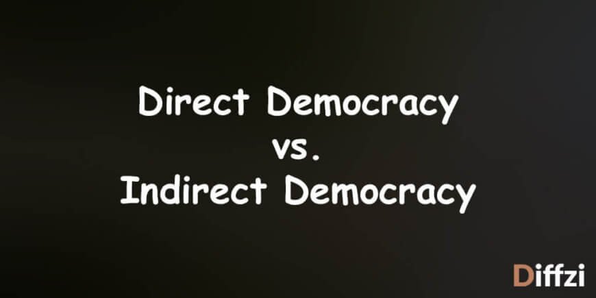 Direct Democracy vs. Indirect Democracy