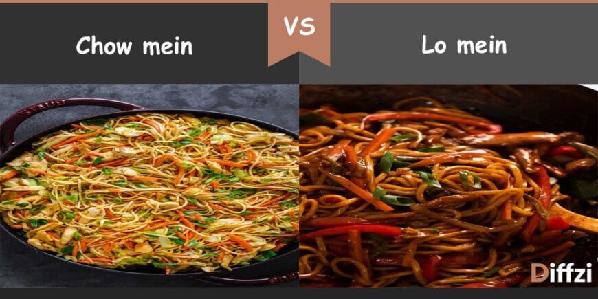 Chow mein vs Lo mein