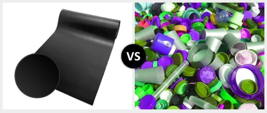 Rubber vs. Plastic