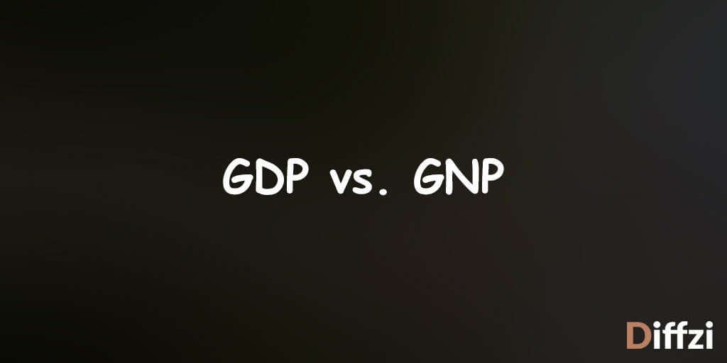 GDP vs. GNP