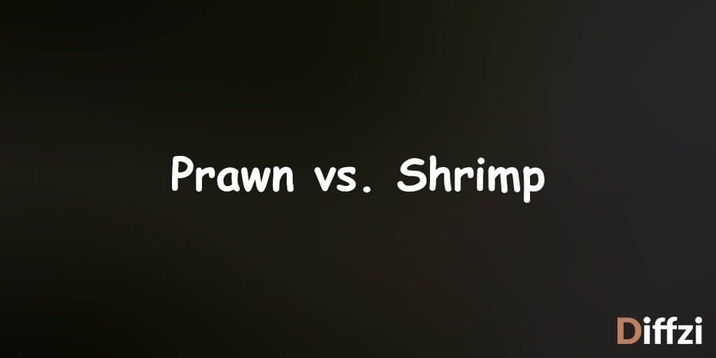 Prawn vs. Shrimp