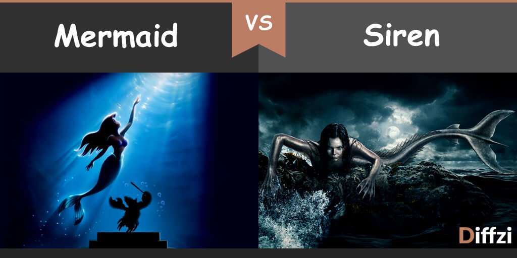 Mermaid Vs Siren What Is The Difference Diffzi