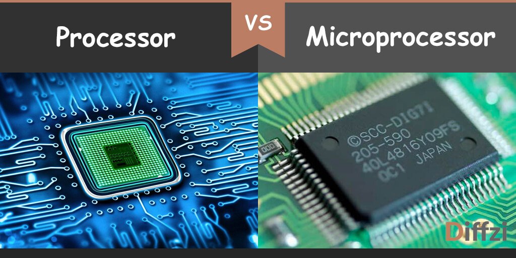 difference between cpu and microprocessor