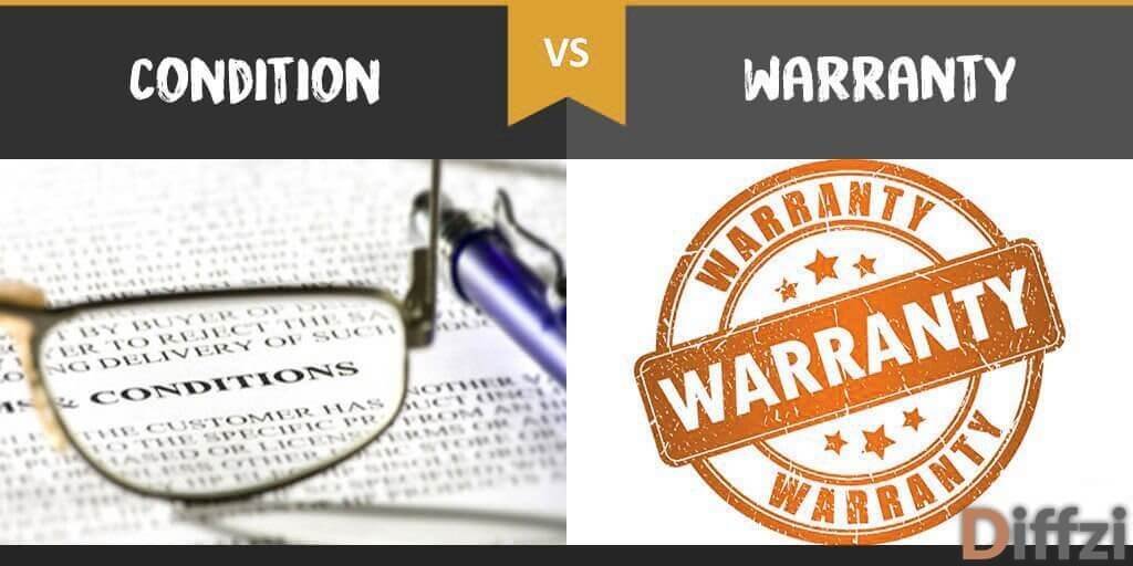 condition vs warranty