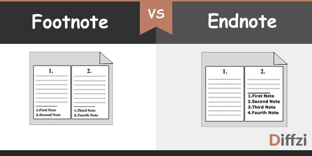 Footnote vs. Endnote